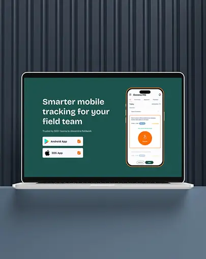 Laptop with tracking software