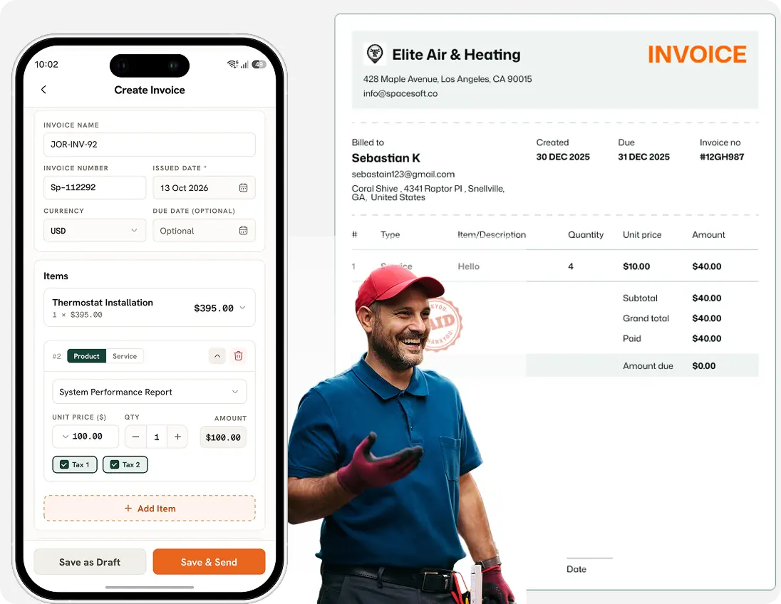 Field invoice and organization settings synced to HighLevel