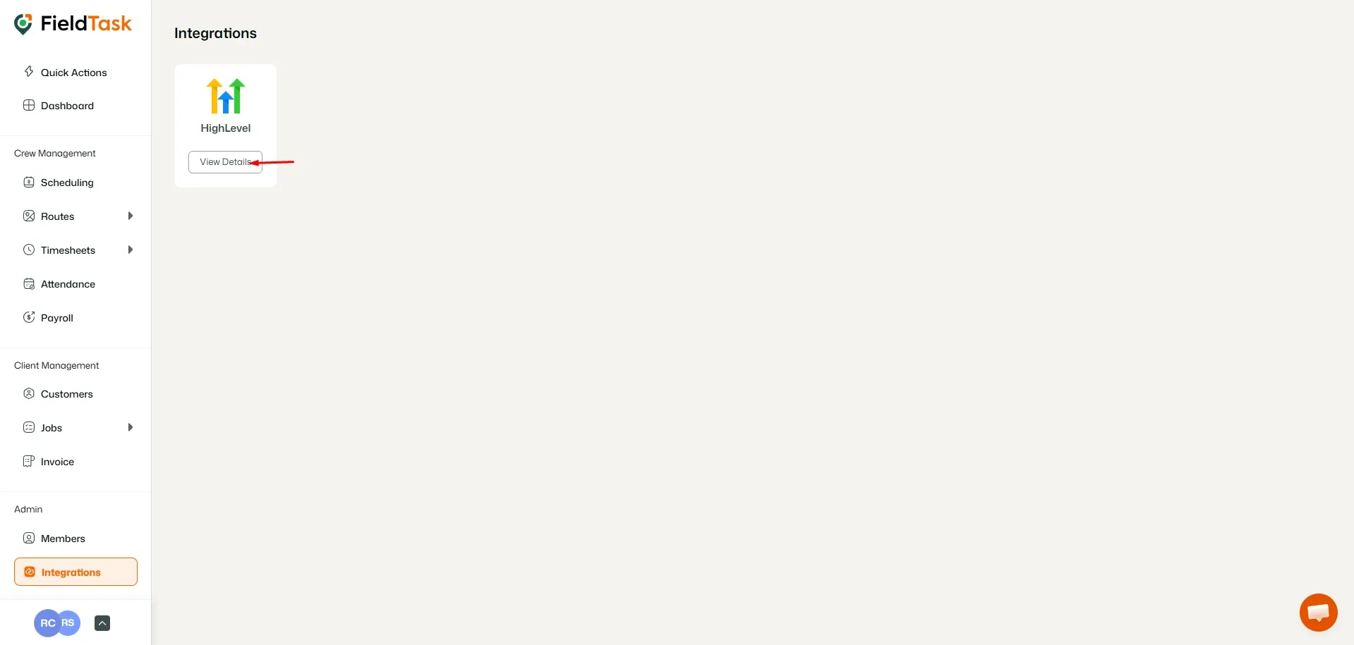 FieldTask Integration