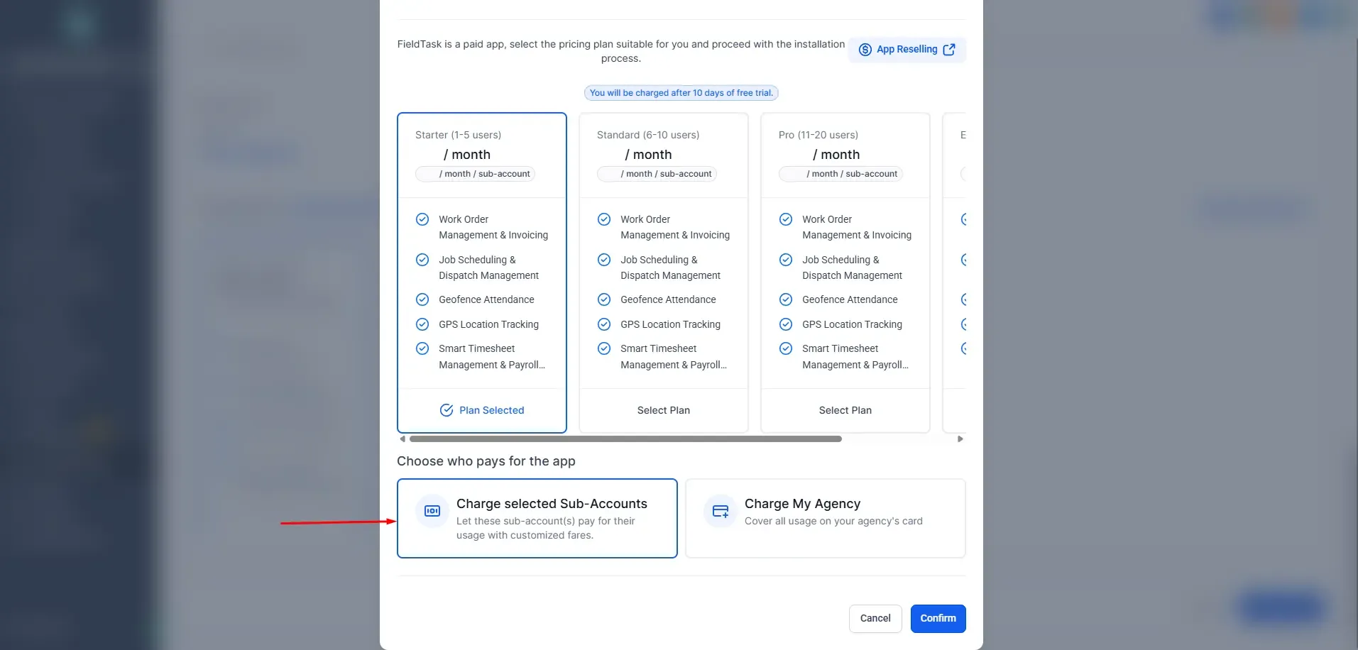 FieldTask in Highlevel Marketplace