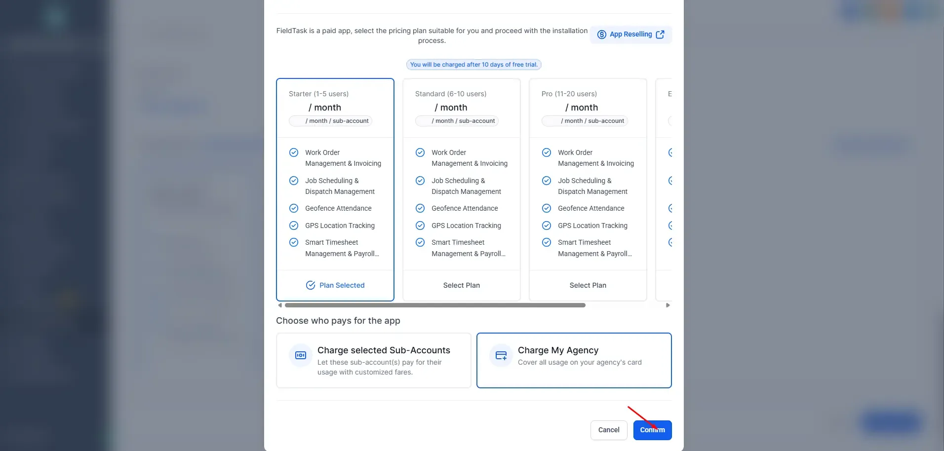 FieldTask in Highlevel Marketplace